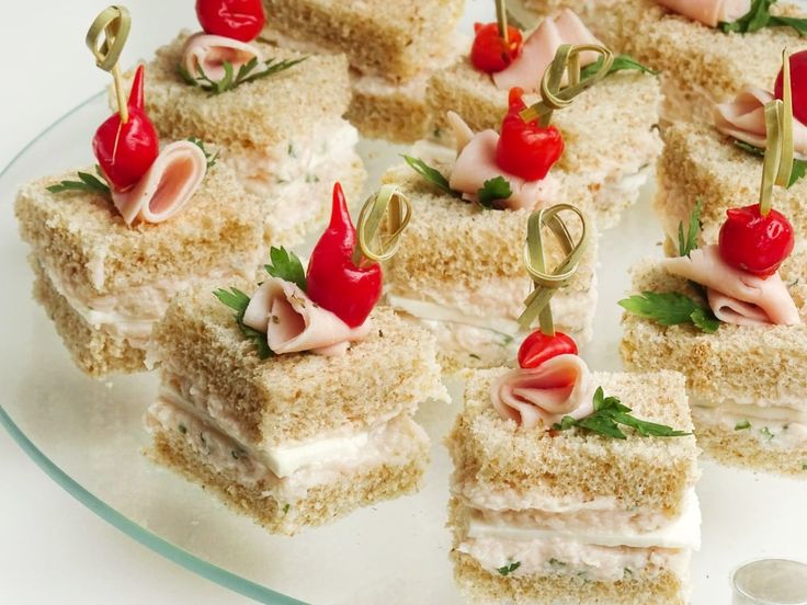 Mini Sanduíches Pão de Forma para Festa